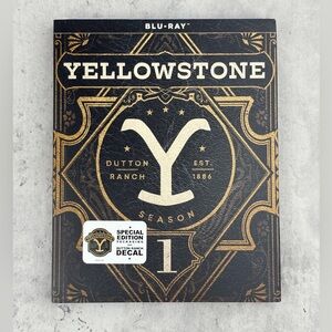 Yellowstone: Season 1 Blu-ray 2018  Kevin Costner Special Edition Package Decal